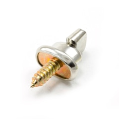 DOT Common Sense Turn Button Screw Stud 91-XX-783157-1A 5/8" Nickel Plated Brass 100-pk