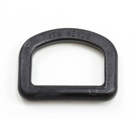 Fastex D-Ring 1" Acetal Black