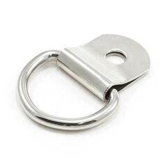 Dee Ring and Clip #1954 Nickel Plated 3/4" ID