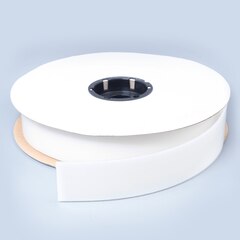 TEXACRO Brand Nylon Tape Loop #93 Adhesive Backing 2" White (25 yards)
