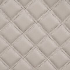 Sunbrella® Horizon® Capriccio Quilted Marine Upholstery Panel 50” x 52” Panel - Cadet Grey 2x2 Square Double Diamond