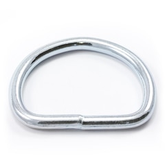 Dee Ring Welded #3250 Steel Zinc Plated 1-3/4" ID