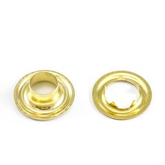 DOT Grommet with Tooth Washer #3 Brass 7/16" (1 gross)